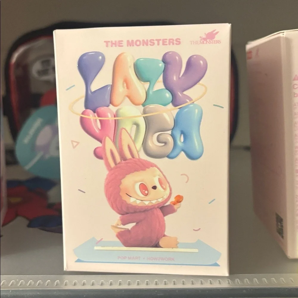 FREE W POP MART PURCHASE 🔥SHOW SPECIAL 🔥Authentic The Monsters Lazy Yoga Figure